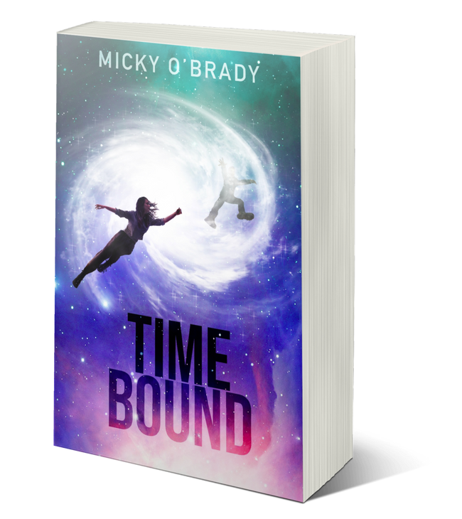 Time Bound paperback cover by Micky O'Brady