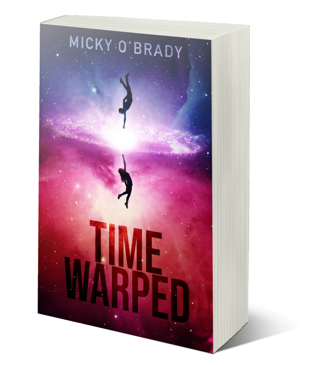 Time Warped paperback cover by Micky O'Brady