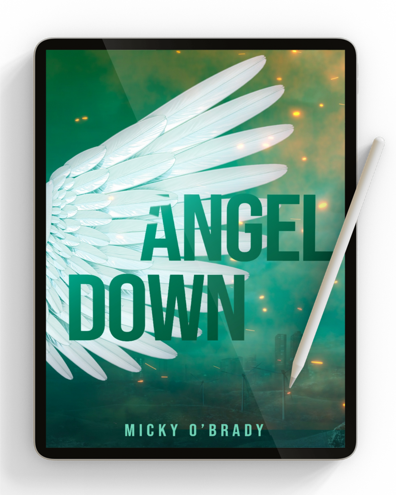 Angel Down e-book cover by Micky O'Brady