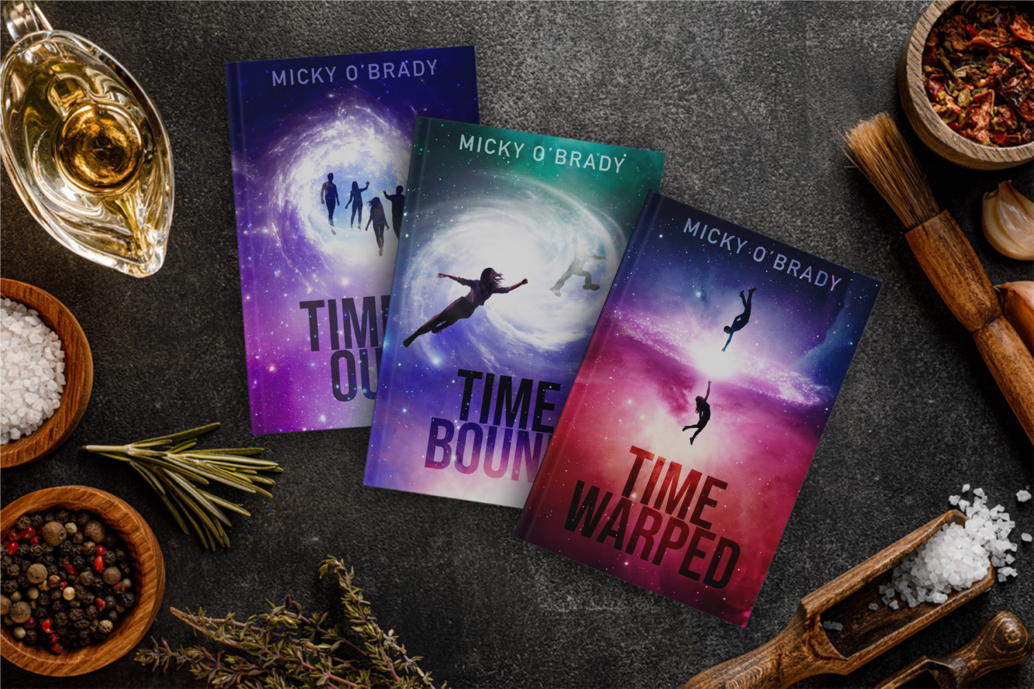 Time Warped series books by Micky O'Brady